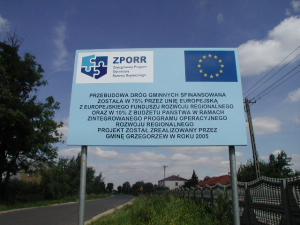 Za unijne pieniądze, czyli nowa droga w Bylicach