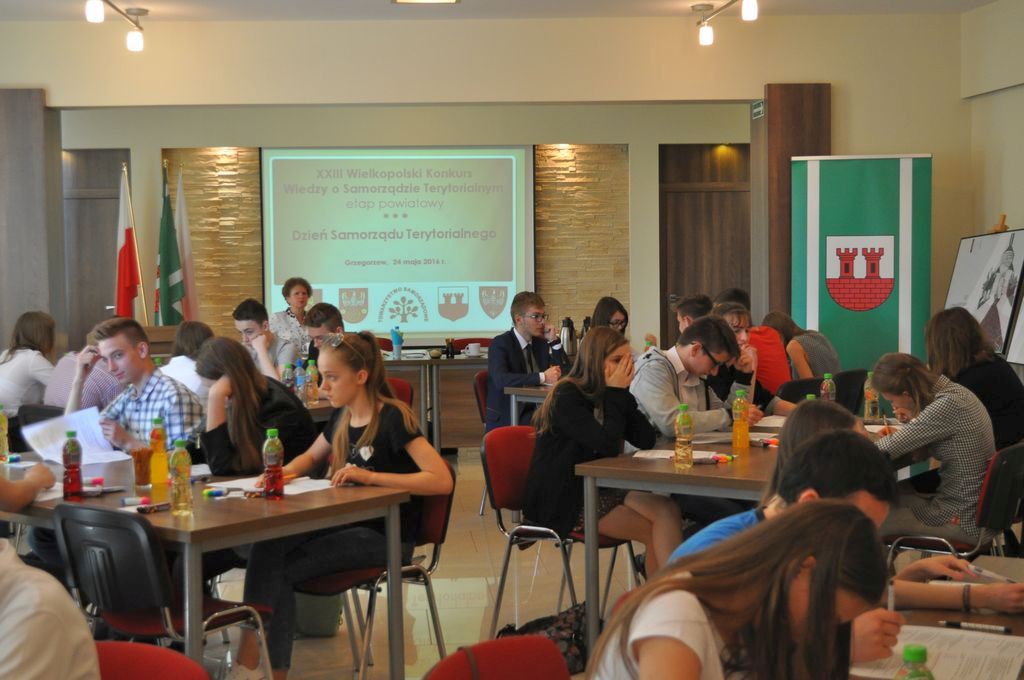 XXIII wielkopolski konkursu wiedzy o Samorządzie Terytorialnym - etap powiatowy